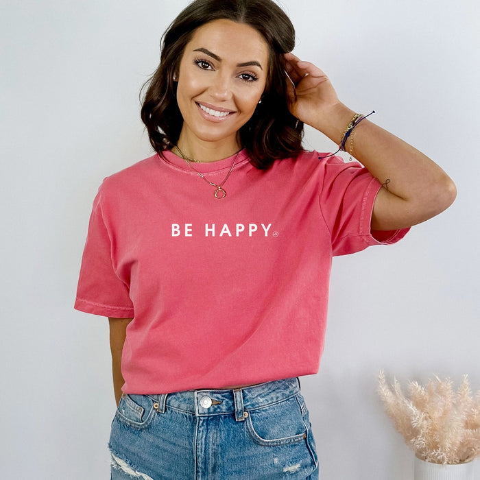 Be Happy Short Sleeve T-Shirt