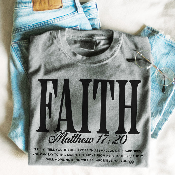 Faith Scripture Christian Tee