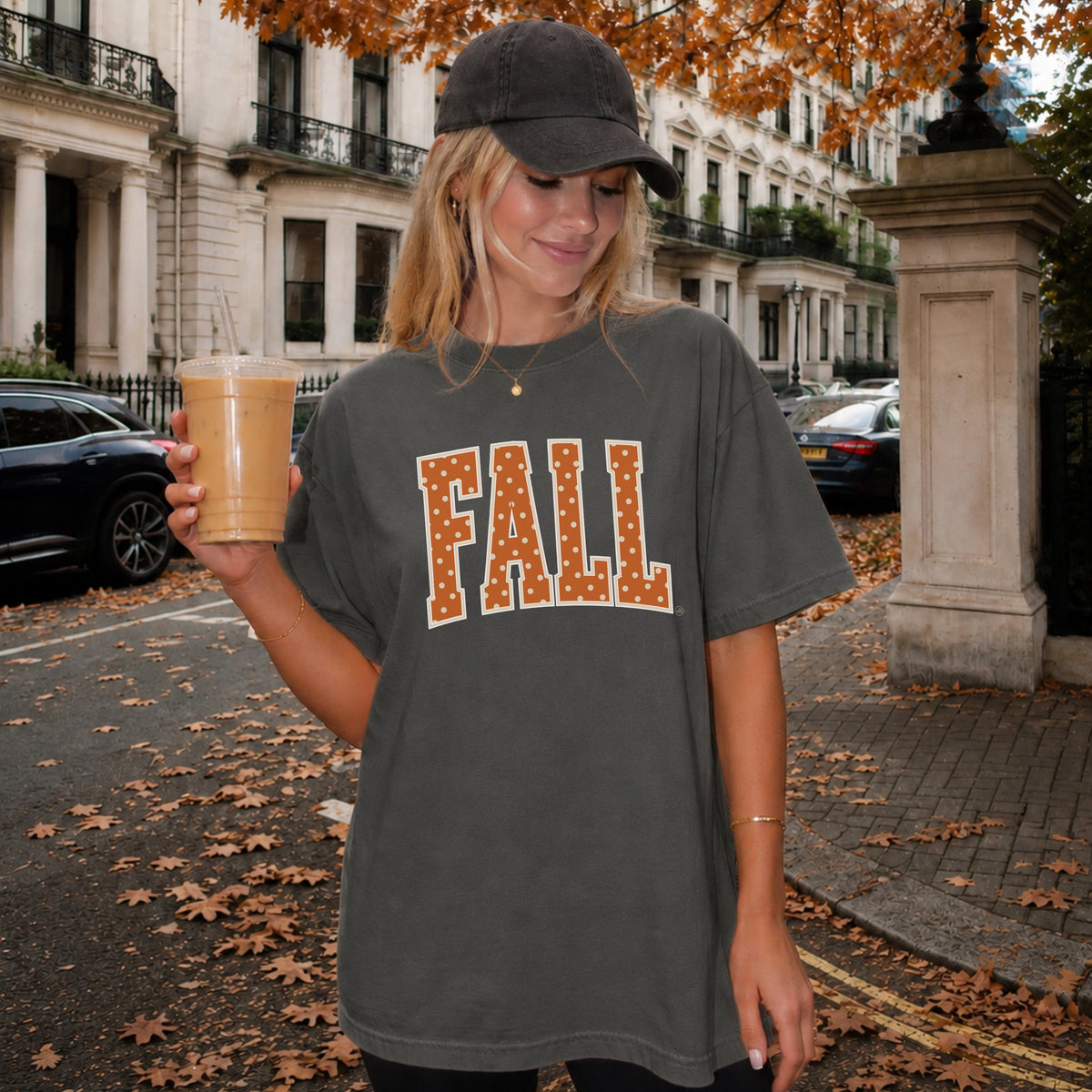 Fall Polka Dots Graphic Tee