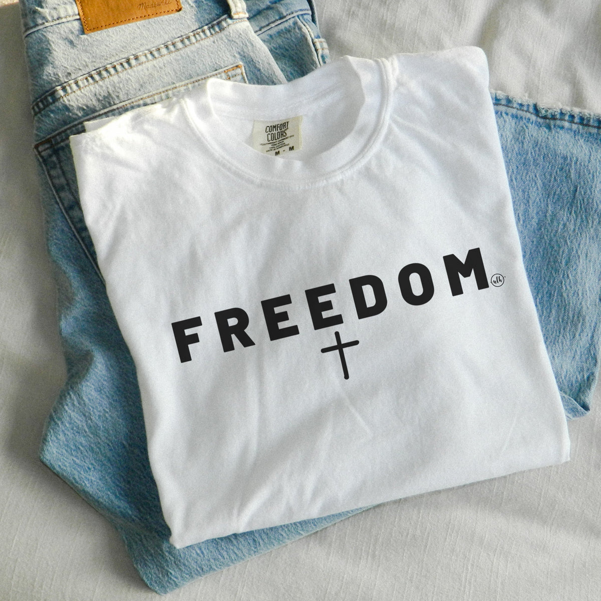 Freedom Cross Christian Tee