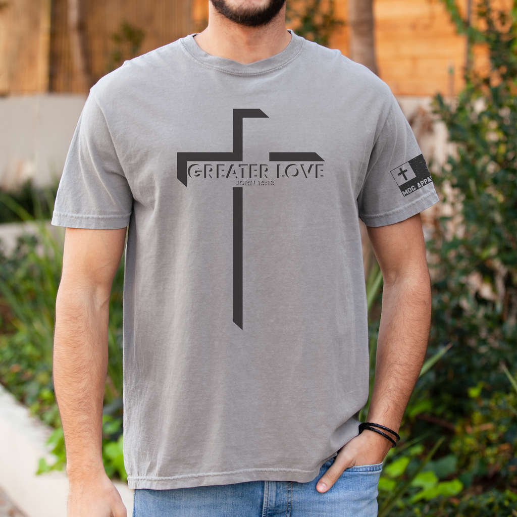 Greater Love Christian Graphic Tee