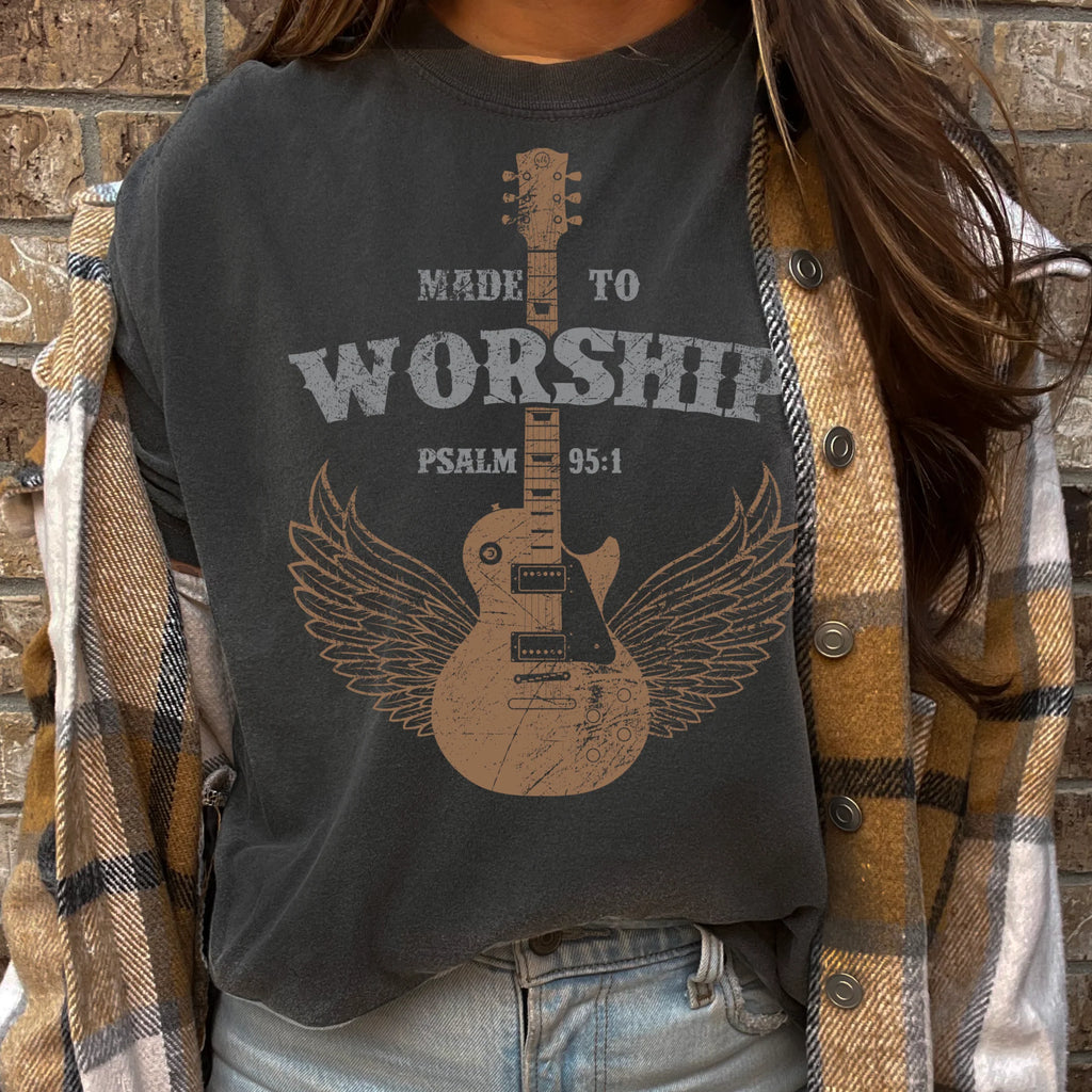 Made to Worship Graphite T-Shirt