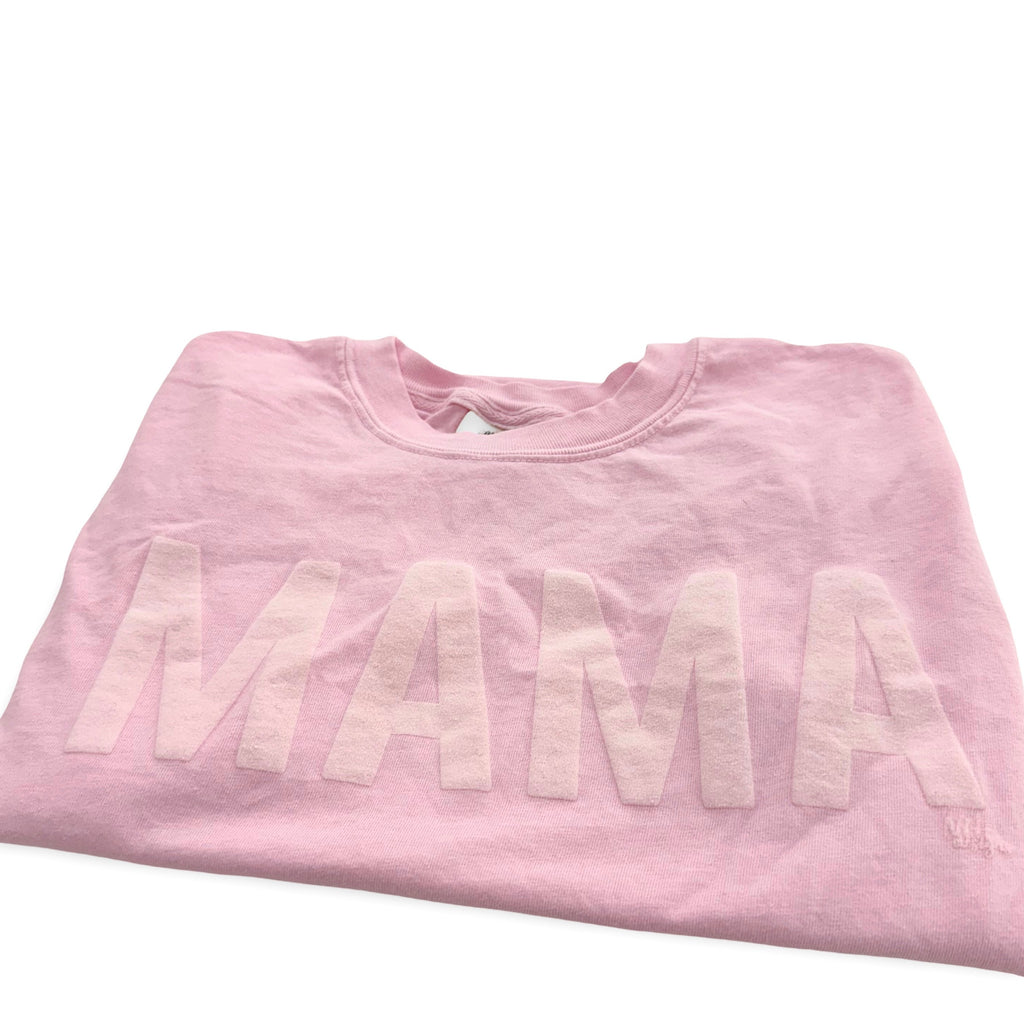 Mama Puff Light Pink Comfort Colors Tee