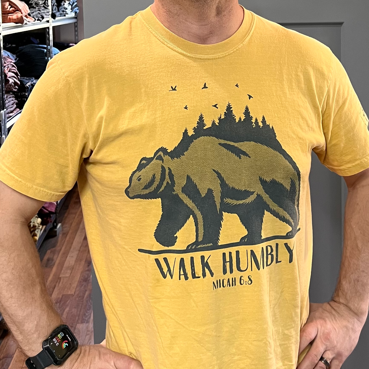 Walk Humbly Christian Graphic Tee