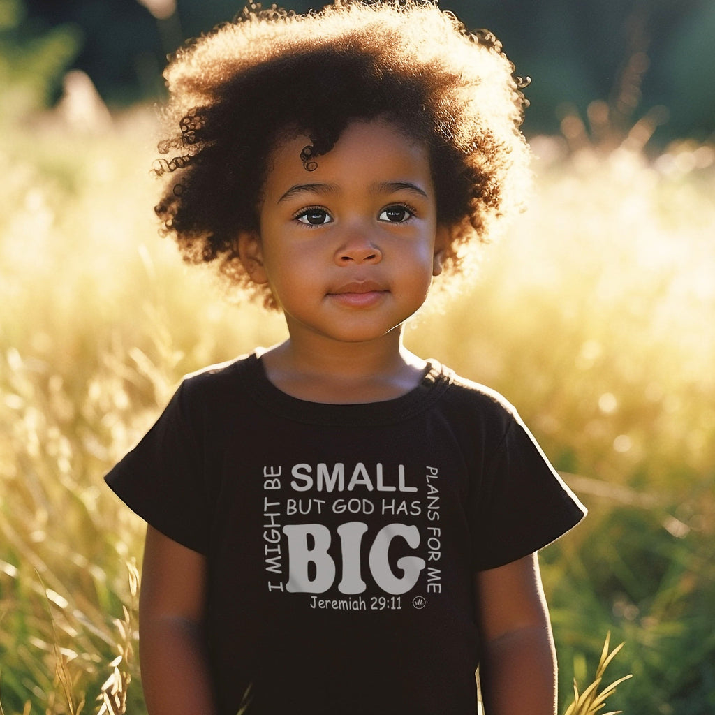 I Might Be Small Kid's Christian Graphic Tee