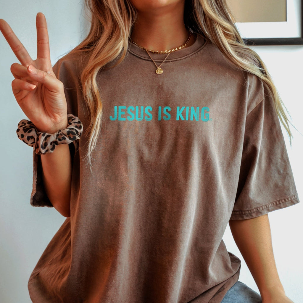 Jesus Is King Christian Tee