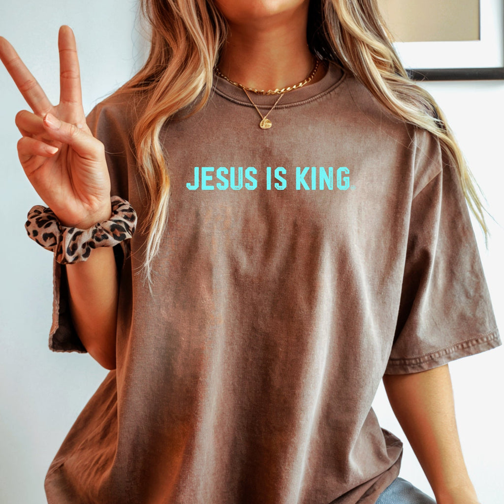 Jesus Is King Christian Tee