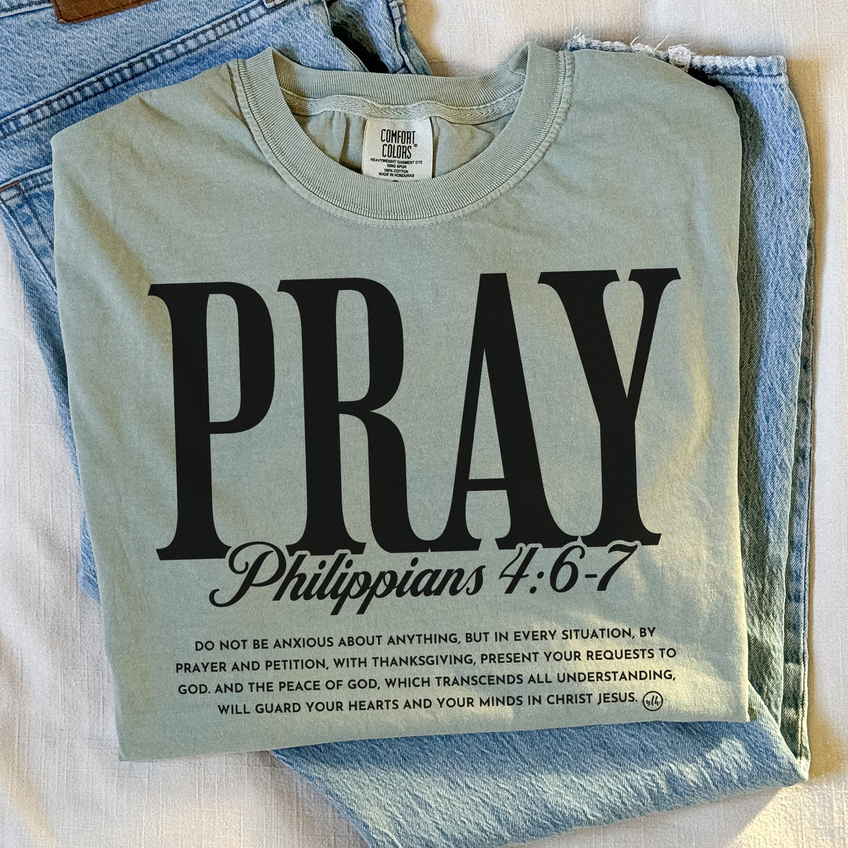 Pray Scripture Christian Tee