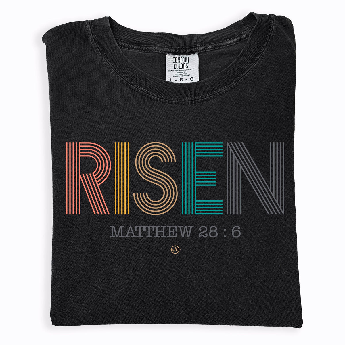 Risen - Matt 28:6 Christian Graphic Tee