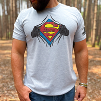 I Can Do All Things Through Christ Superman Short Sleeve Graphic Tee