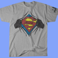 I Can Do All Things Through Christ Superman Short Sleeve Graphic Tee