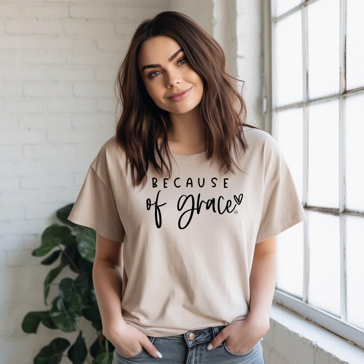 Because of Grace Graphic Tee