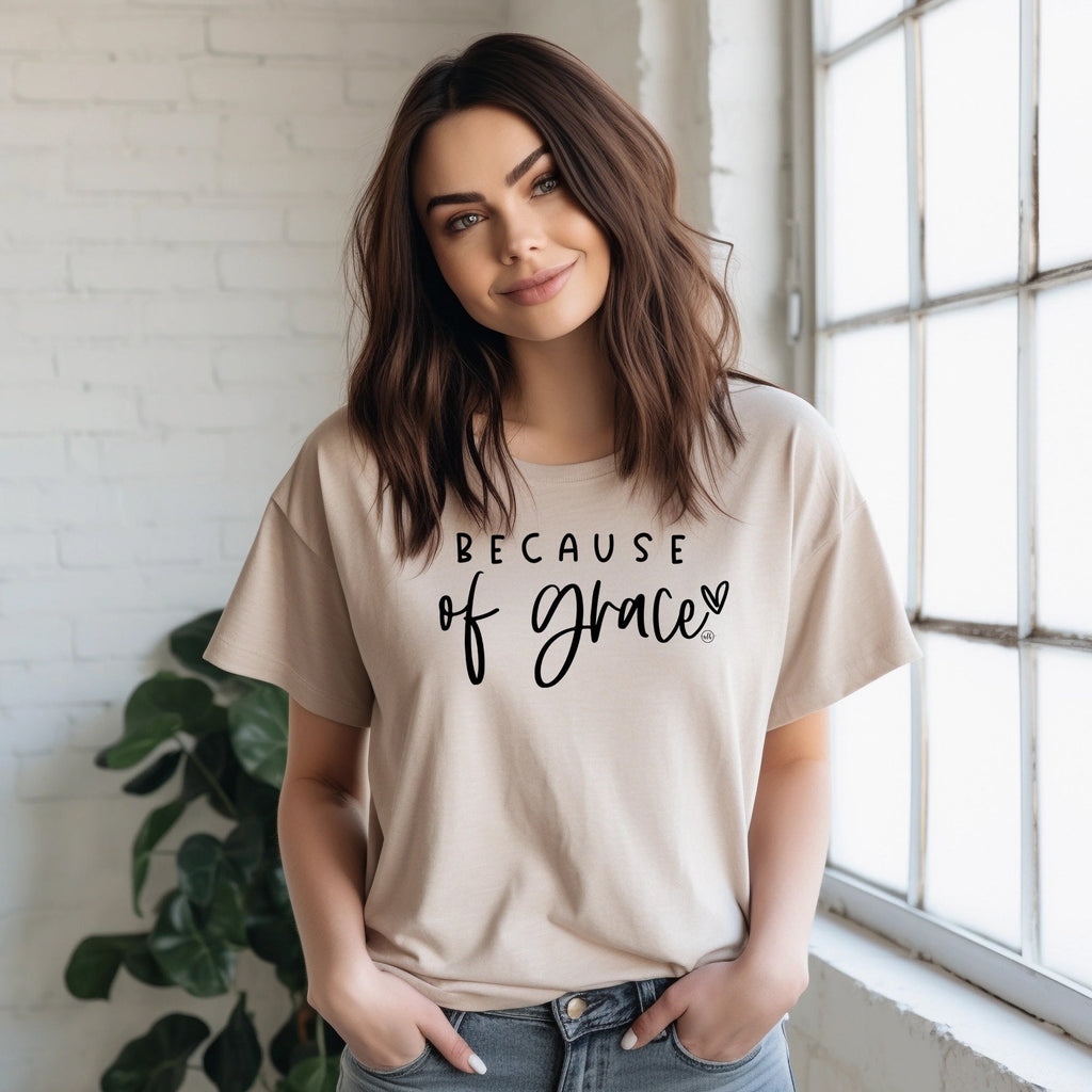 Because of Grace Graphic Tee