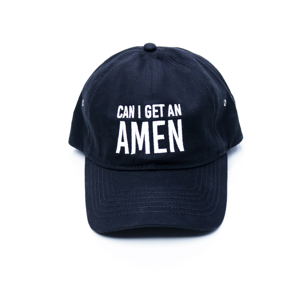 Can I Get an Amen Baseball Hat - Black (MOQ of 4)
