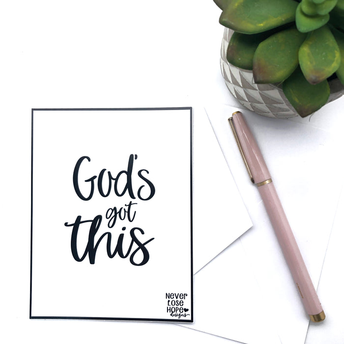 God's Got This Notecard