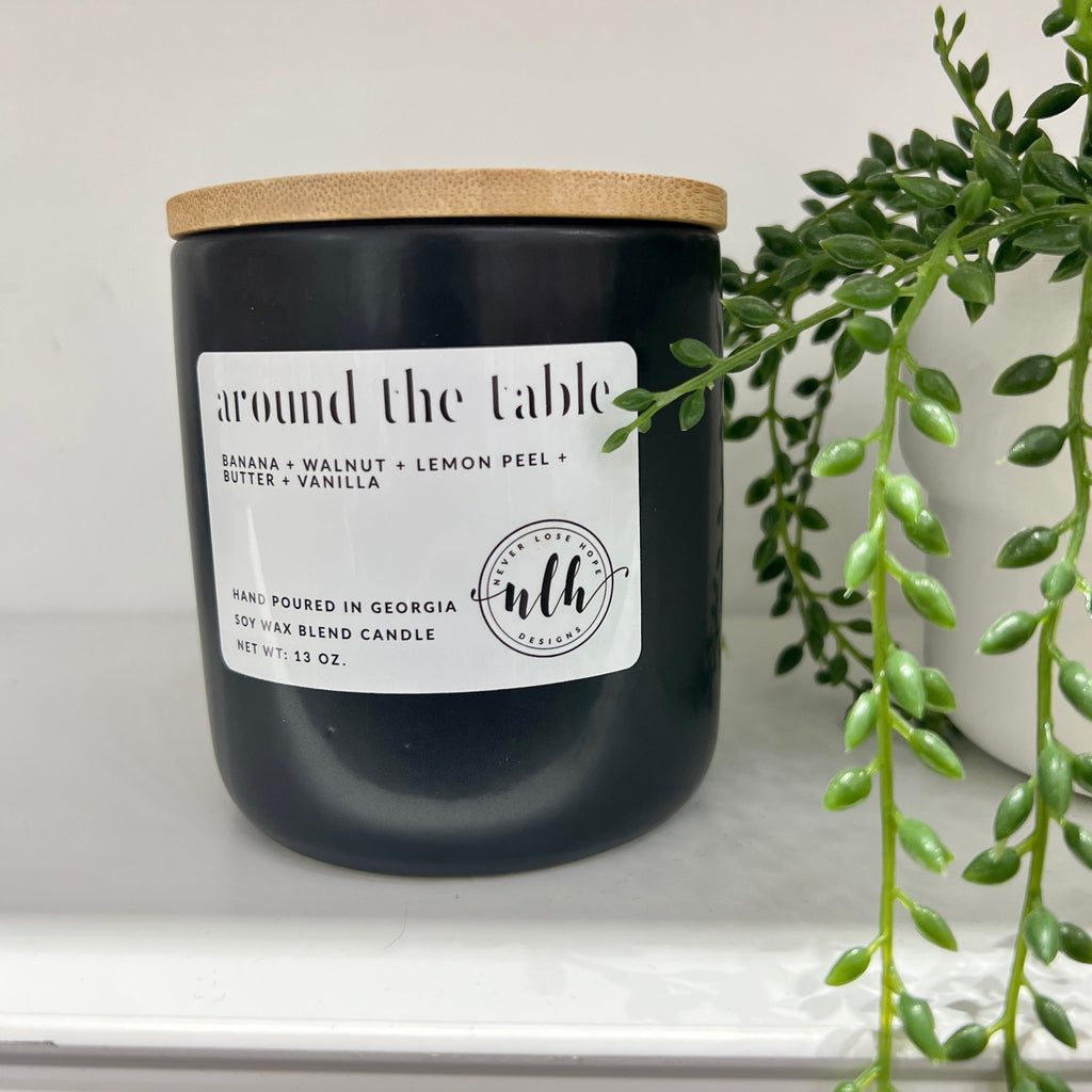 "Around The Table" soy wax blend candle 13 oz. (pack of 2)