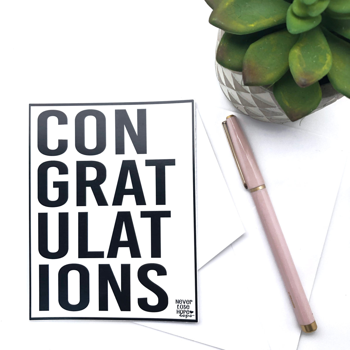 Congratulations Notecard