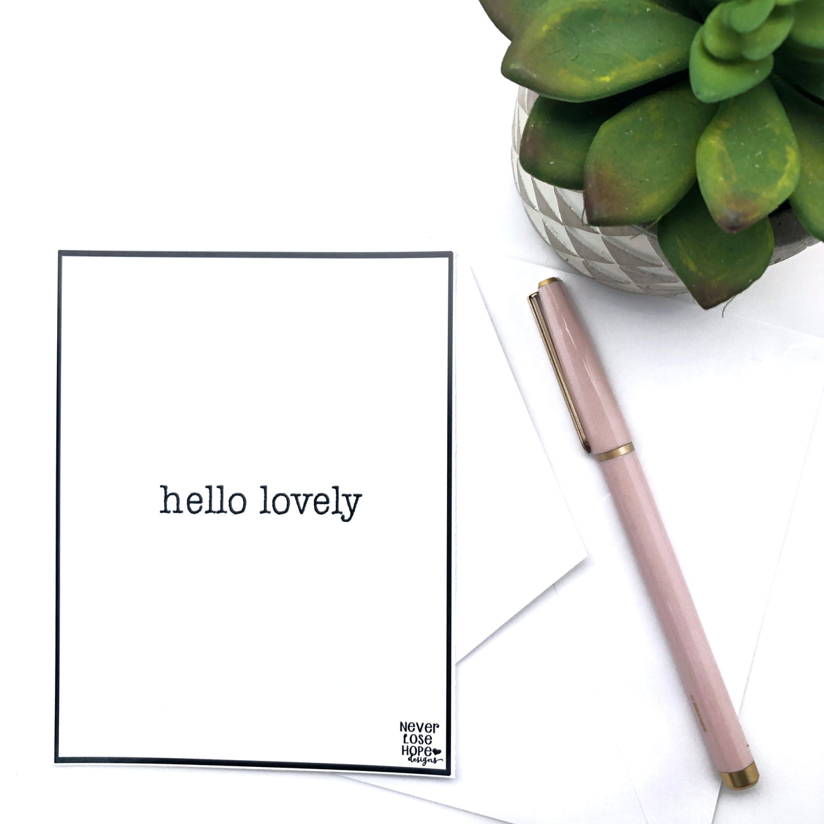 Hello Lovely Notecard
