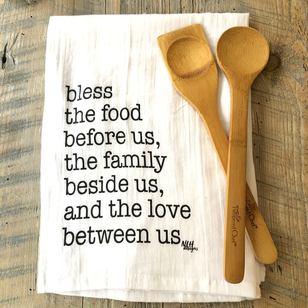 Bless the Food Tea Towel - 6 pack