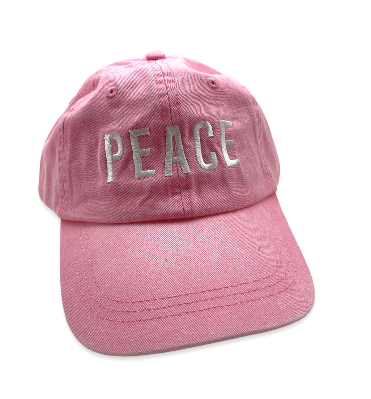 Peace Baseball Hat - Pink (Pack of 4)