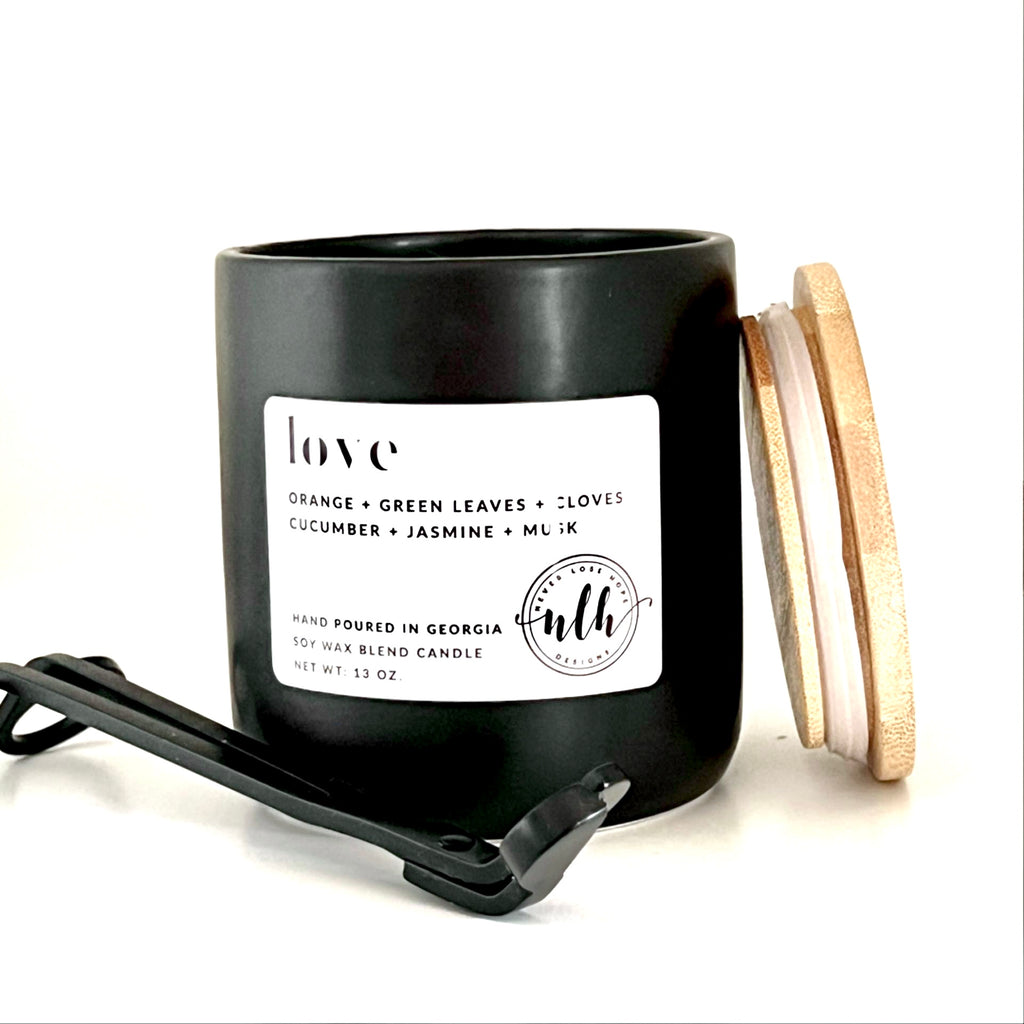 "LOVE" soy wax blend candle 13 oz. (pack of 2)