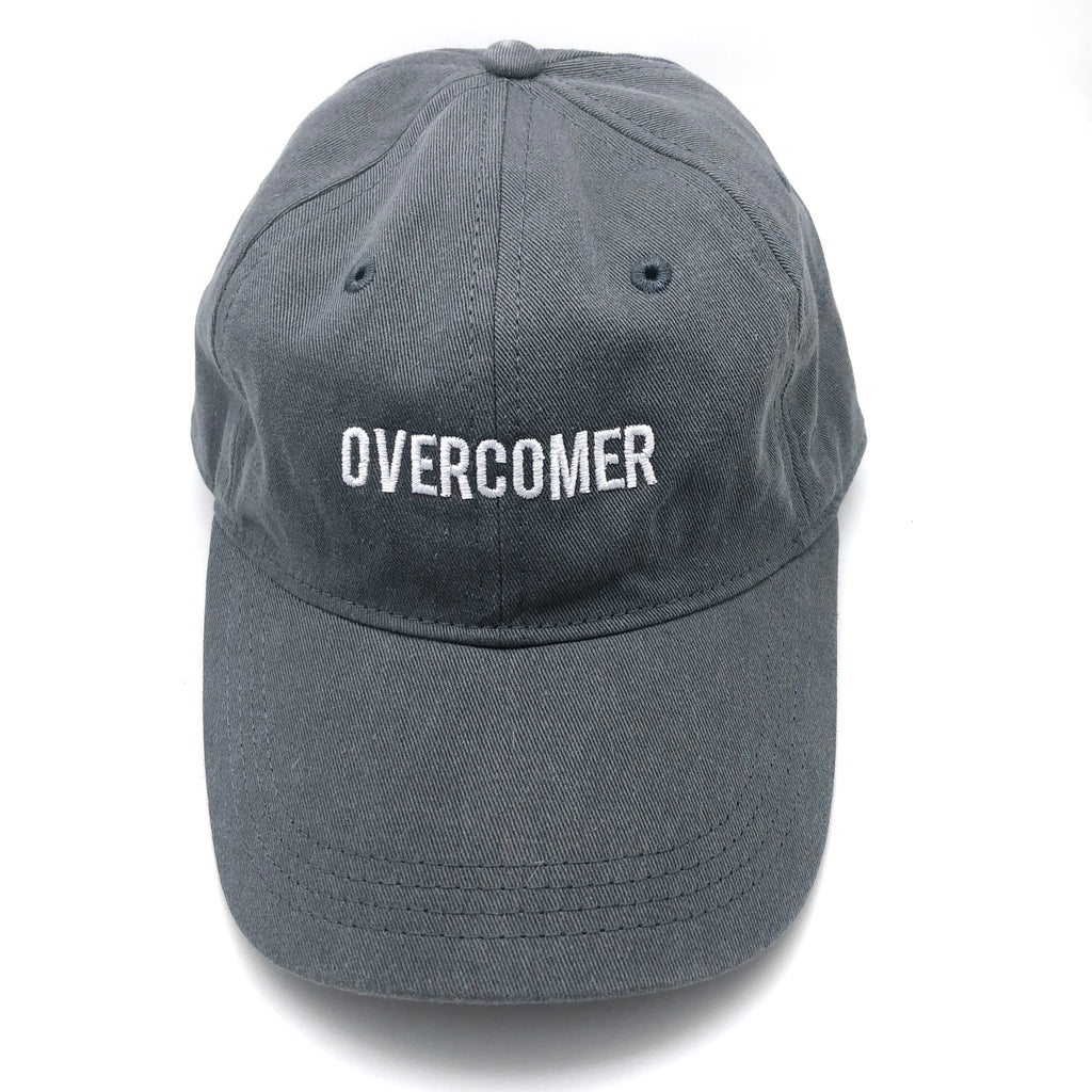 Overcomer Baseball Hat - Gray Mineral Washed