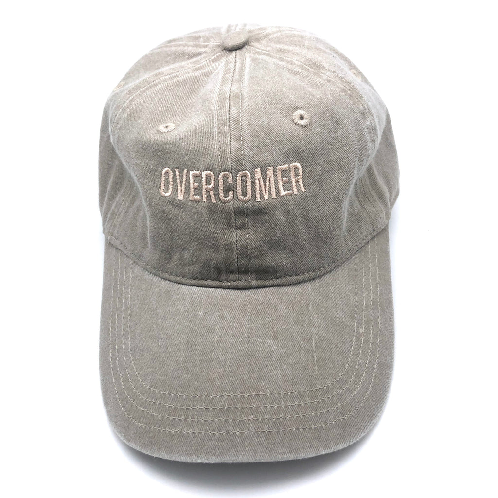 Overcomer Baseball Hat - Khaki