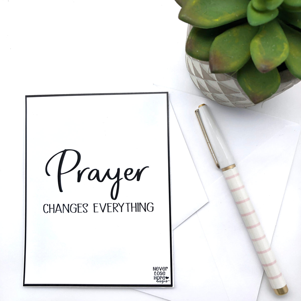 Prayer Changes Everything Notecard